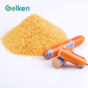 Gelatina di pesce o additivi alimentari per caramelle gommose.  Gelatina di pesce